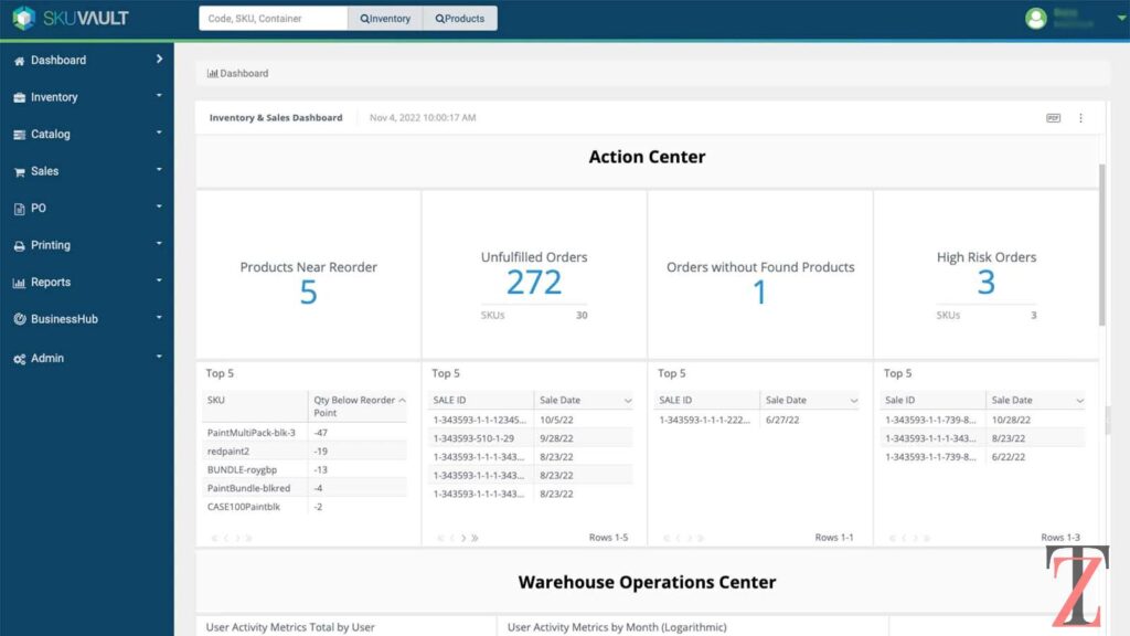 shipping and receiving software